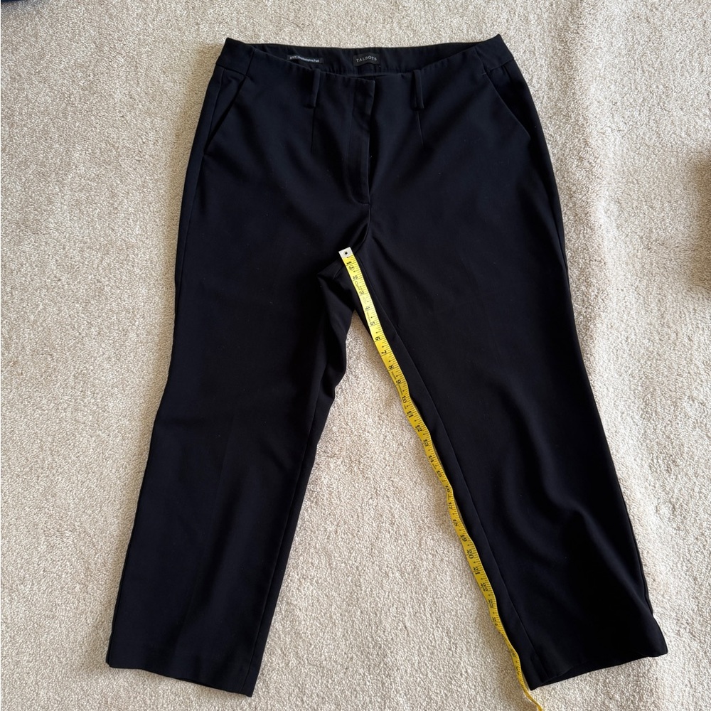 Talbots Women's Black Straight Leg Pants